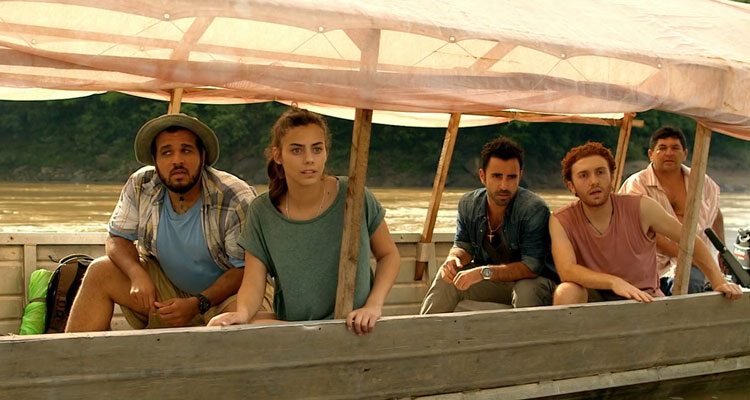 La Cueva Remake The Green Inferno Scene Lorenza Izzo as Justine